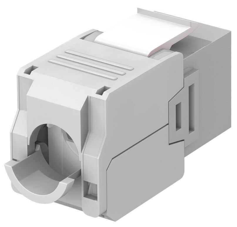 GOOBAY Keystone module RJ45 CAT 6A 90693, UTP, γκρι - Image 3
