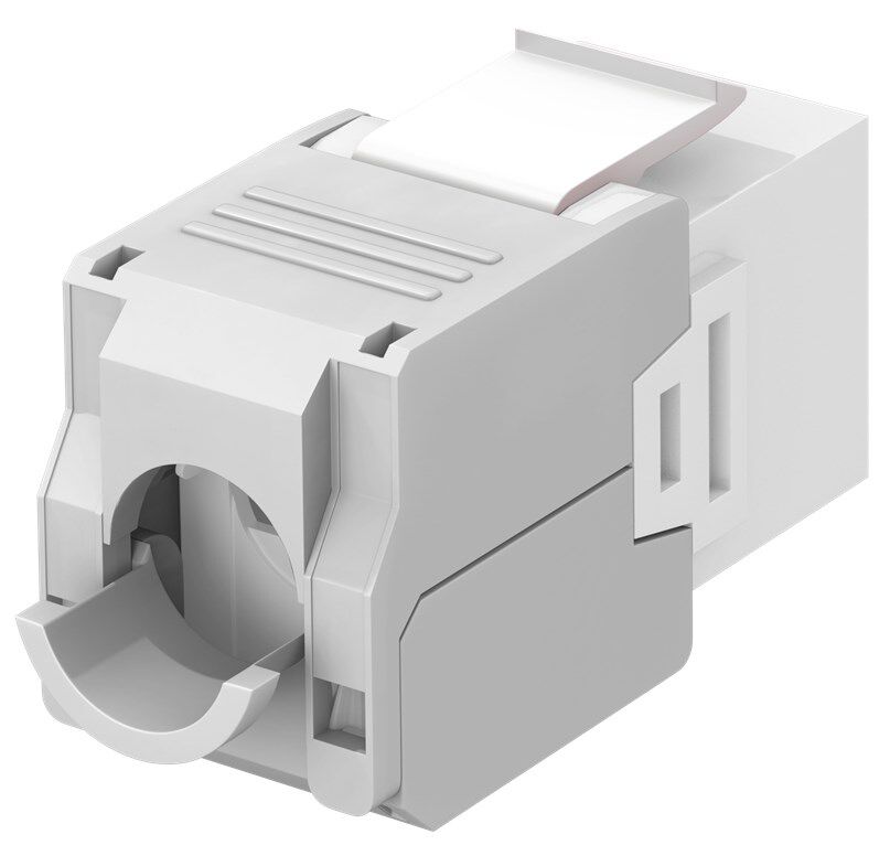 GOOBAY Keystone module RJ45 CAT 6A 90867, UTP, λευκό - Image 3