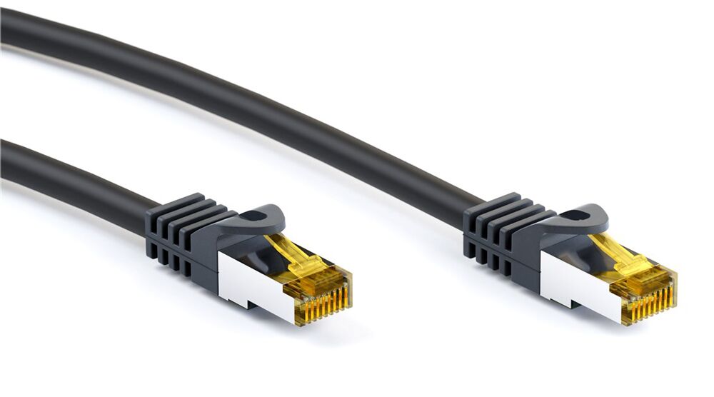 GOOBAY καλώδιο δικτύου 91590, CAT 7 S/FTP, 500MHz, CU, 1m, μαύρο - Image 2