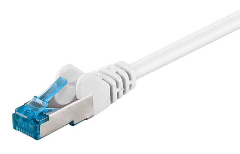 GOOBAY καλώδιο δικτύου 94158, CAT 6A S/FTP, 500 MHz, Copper, 0.25m, λευκό