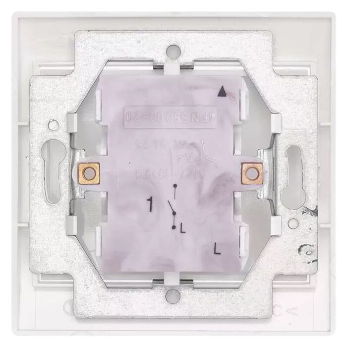 TESLA STROPKOV διακόπτης τοίχου A0260, μονός, 1-way, λευκός - Image 2