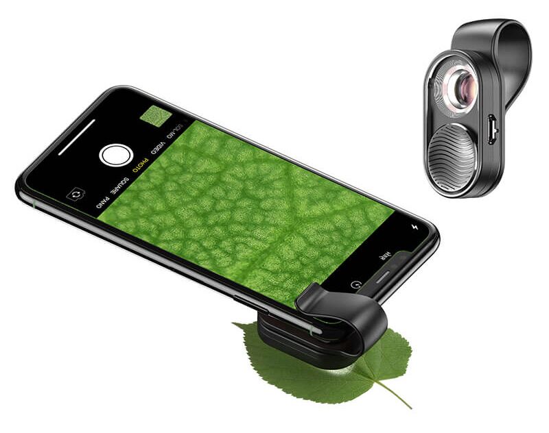 APEXEL φακός μικροσκόπιο APL-MS001 για smartphone κάμερα, 100x zoom, LED - Image 3