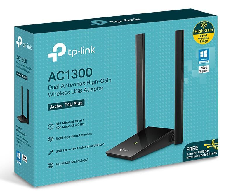 TP-LINK ασύρματος USB αντάπτορας δικτύου Archer T4U Plus, 1300Mbps, V.1 - Image 10