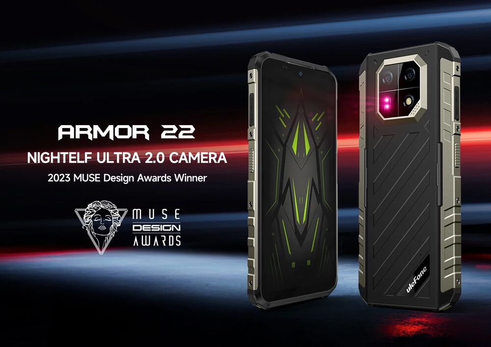ULEFONE smartphone Armor 22, 6.58", 8/256GB, 6600mAh, IP68/IP69K, μαύρο - Image 8