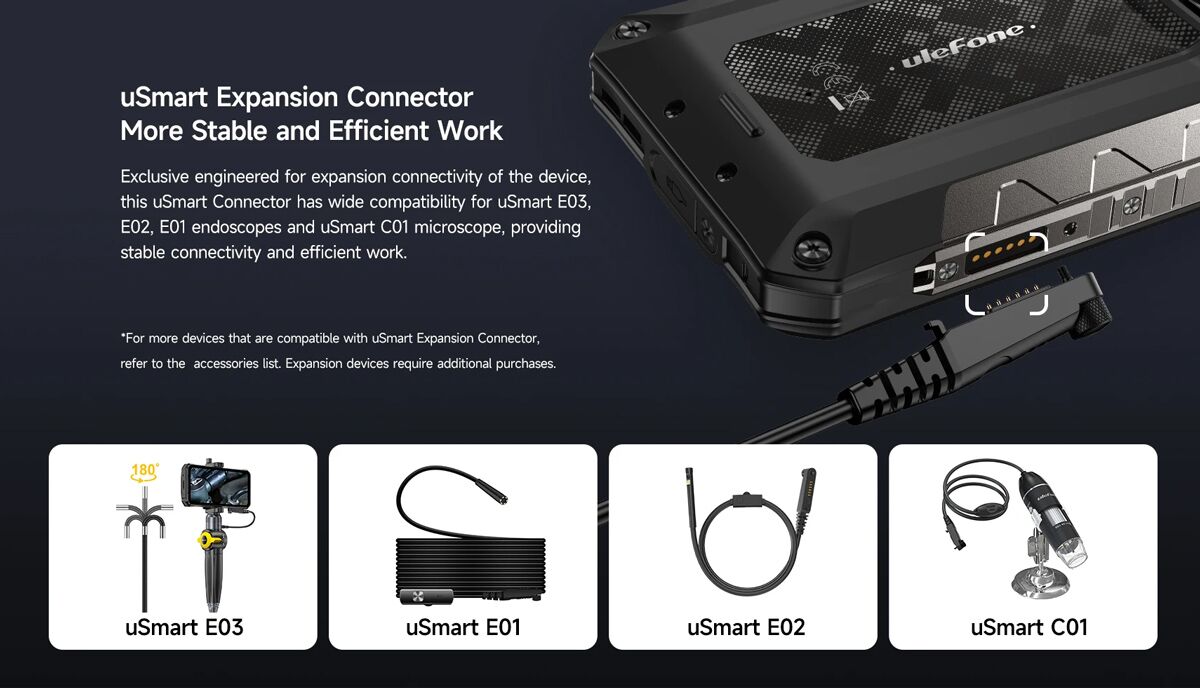 ULEFONE smartphone Armor 28 Pro, 6.67" & 1.04, 16/512GB, 5G, 10600mAh, IP68/IP69K/MIL-STD-810H, μαύρο - Image 5