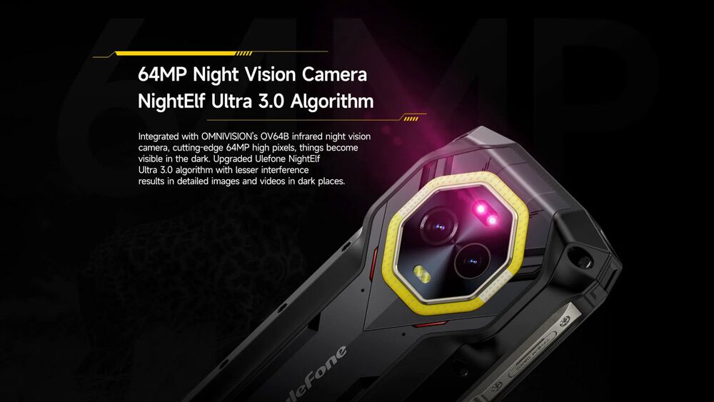 ULEFONE smartphone Armor Mini 20 Pro, 4.7", 8/256GB, 5G, 6200mAh, IP68/IP69K, μαύρο - Image 22