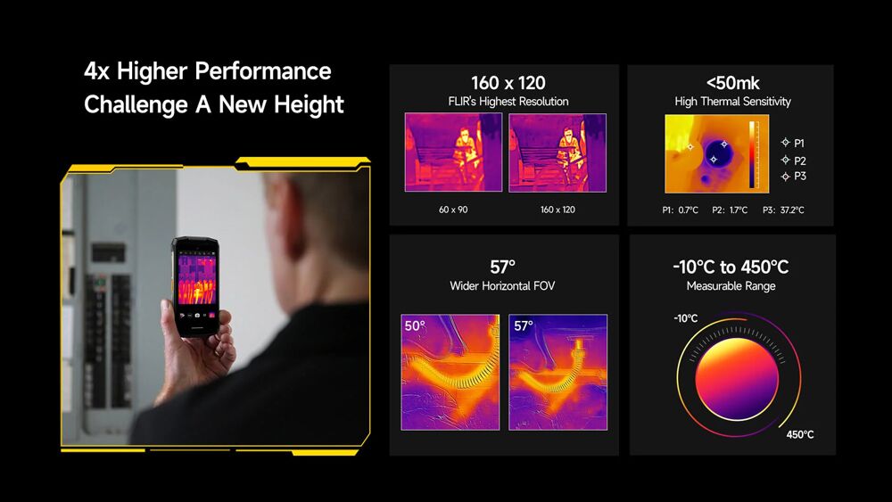 ULEFONE smartphone Armor Mini 20T Pro, 4.7", 8/256GB, 5G, 6200mAh, IP68/IP69K, μαύρο - Image 20