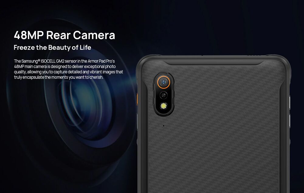 ULEFONE tablet Armor Pad Pro, 8", 8/128GB, 4G, 7650mAh, IP68/IP69K, μαύρο - Image 4