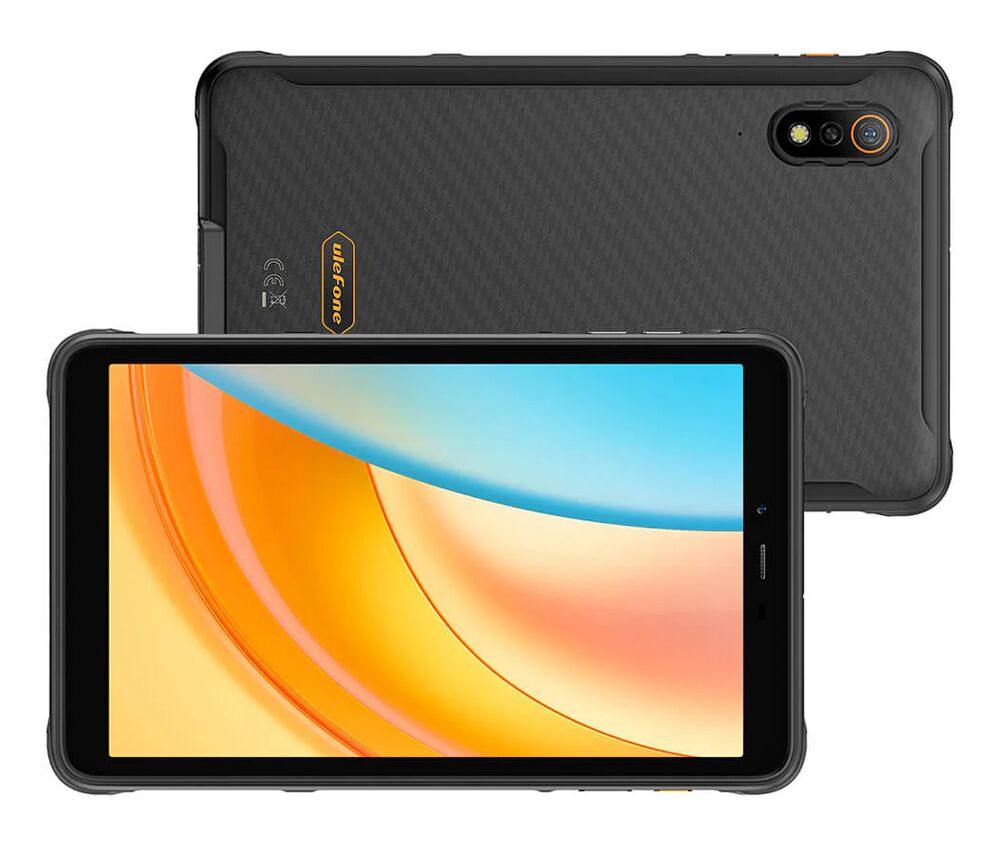 ULEFONE tablet Armor Pad Pro, 8", 8/128GB, 4G, 7650mAh, IP68/IP69K, μαύρο