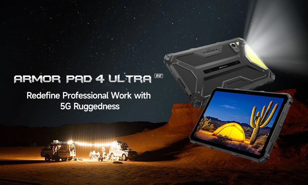 ULEFONE tablet Armor Pad 4 Ultra, 10.36", 8/256GB, 11800mAh, IP68/IP69K, 5G, μαύρο - Image 2