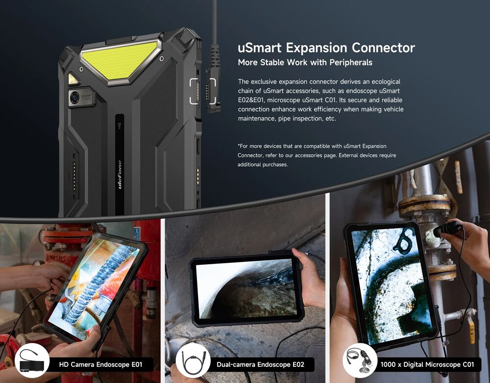 ULEFONE tablet Armor Pad 4 Ultra, 10.36", 8/256GB, 11800mAh, IP68/IP69K, 5G, μαύρο - Image 18