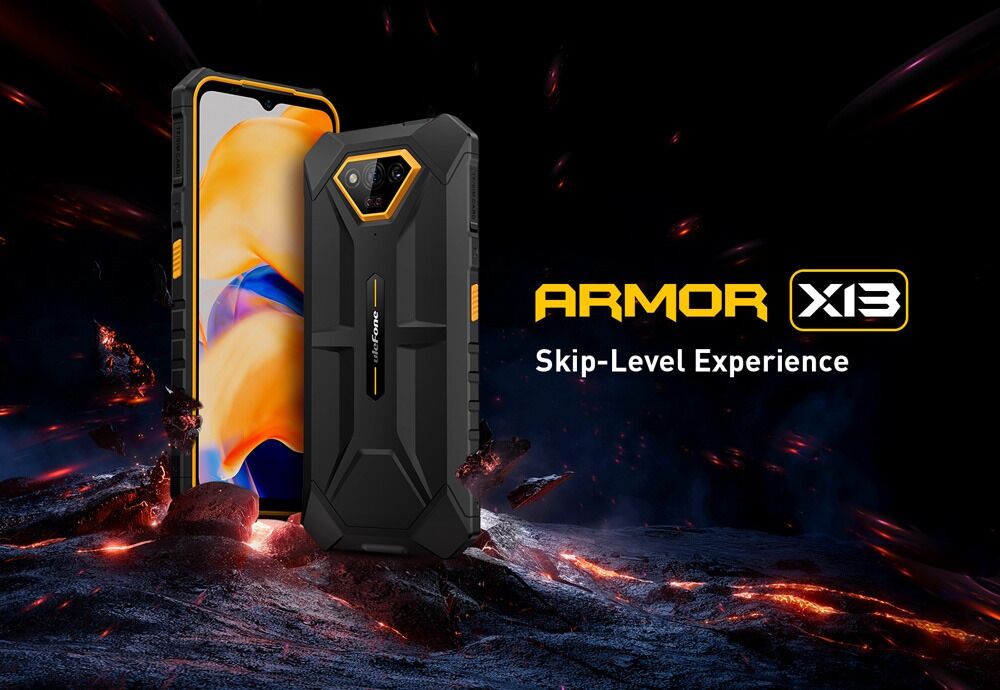 ULEFONE smartphone Armor X13, 6.52", 6/64GB, 6320mAh, IP68/IP69K, μαύρο - Image 3