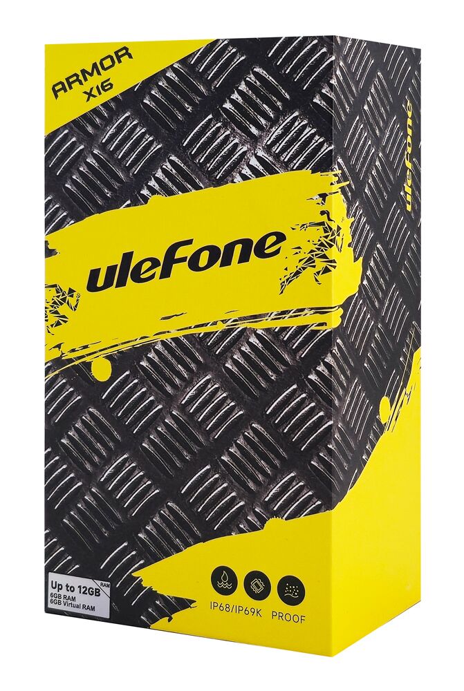 ULEFONE smartphone Armor X16, 6.56", 6/128GB, 10360mAh, IP68/IP69K/MIL-STD-810H, μαύρο - Image 8