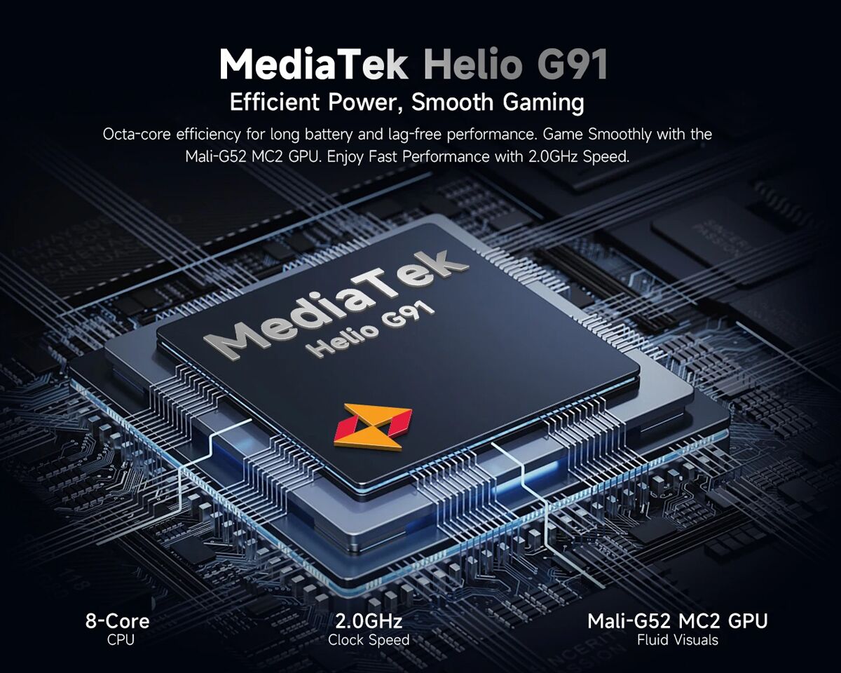 ULEFONE smartphone Armor X16, 6.56", 6/128GB, 10360mAh, IP68/IP69K/MIL-STD-810H, μαύρο - Image 16