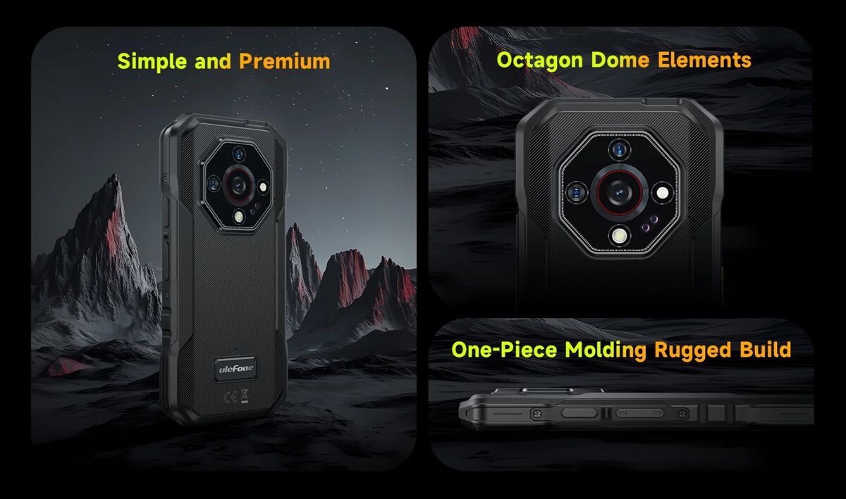 ULEFONE smartphone Armor X32 Pro, 5.65", 8/256GB, 5G, 5500mAh, IP68/IP69K, μαύρο - Image 11