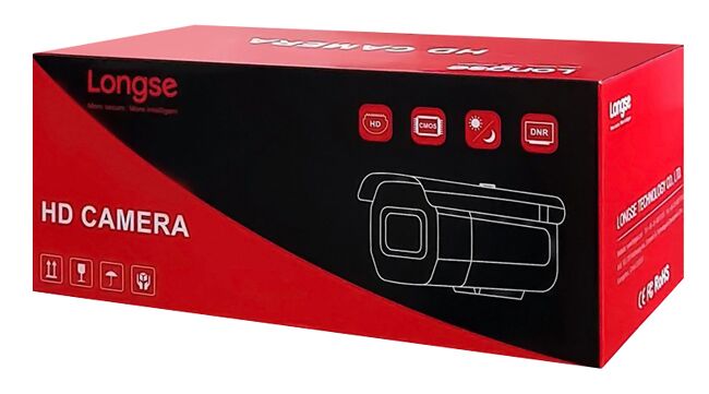 LONGSE IP κάμερα BMSDFG400W, WiFi, 2.8mm, 1/3" CMOS, 4MP, SD, IP67 - Image 5