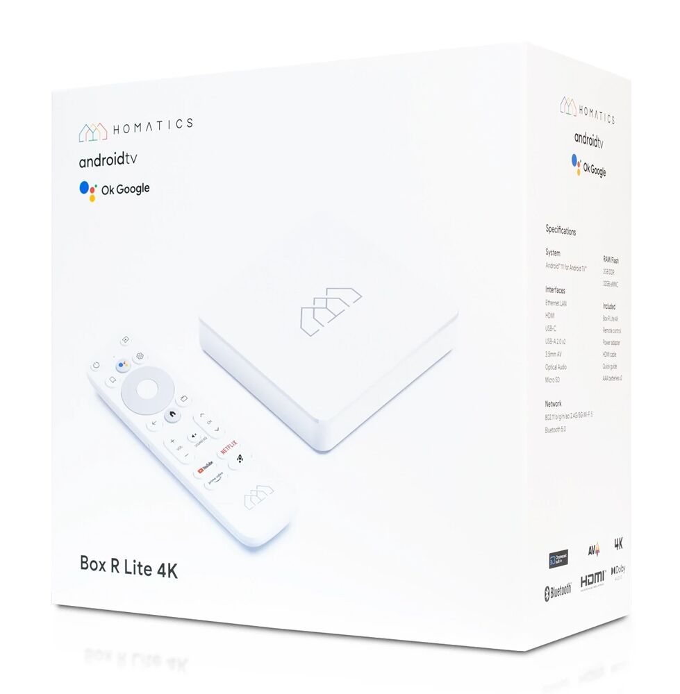 HOMATICS TV Box R Lite 4K, 2/32GB, WiFi, Google πιστοποίηση, Android 12 - Image 8
