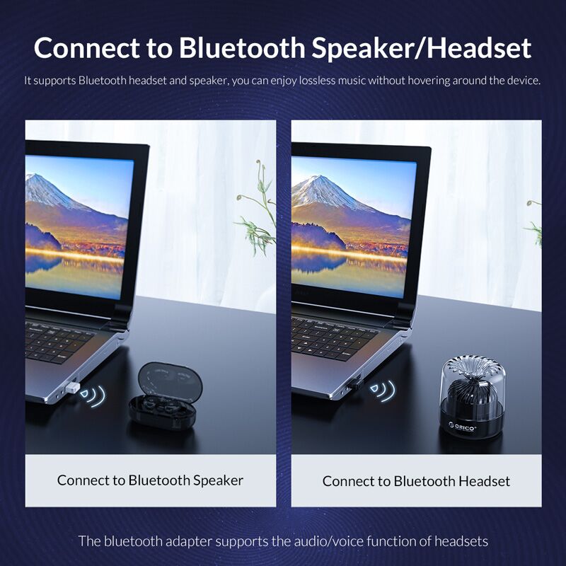 ORICO USB αντάπτορας Bluetooth 5.0 BTA-508, μαύρος - Image 4