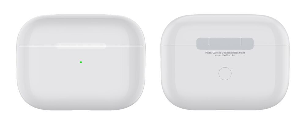 CELEBRAT earphones με θήκη φόρτισης C300 Pro, True Wireless, 13mm, 30/300mAh, λευκά - Image 4