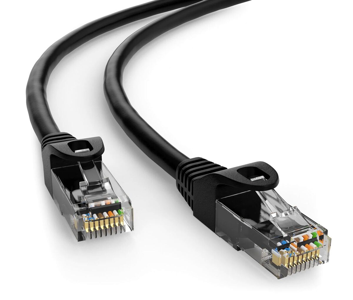 POWERTECH καλώδιο δικτύου CAB-N401-5, Cat 6 U/UTP, CCA, 250Hz, 0.25m, μαύρο, 5τμχ - Image 3