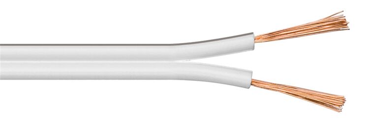 POWERTECH καλώδιο ήχου 2x 0.50mm² CAB-SP026, Copper, 10m, λευκό - Image 2