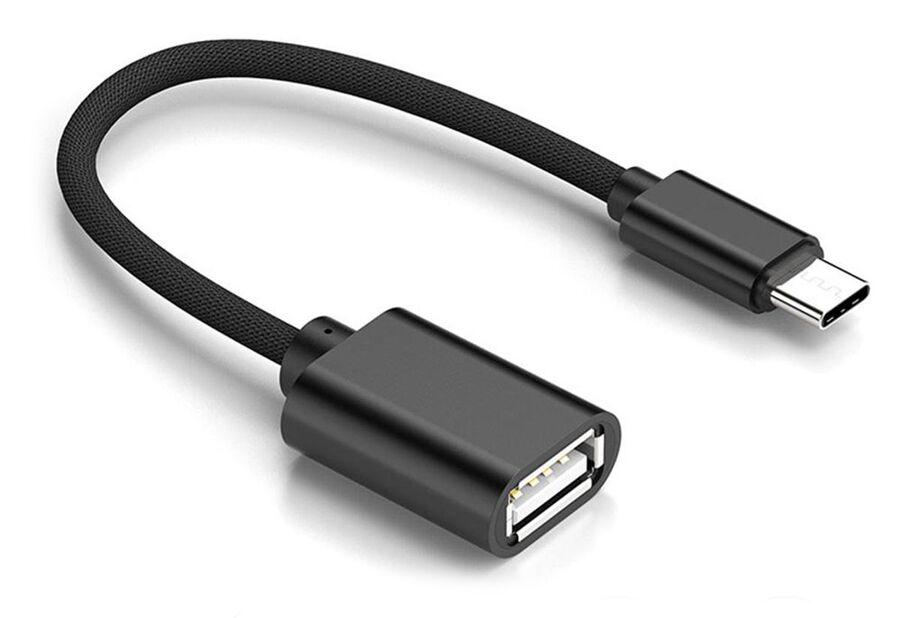 POWERTECH καλώδιο USB σε USB-C CAB-UC056, 480Mbps, 0.16m, μαύρο
