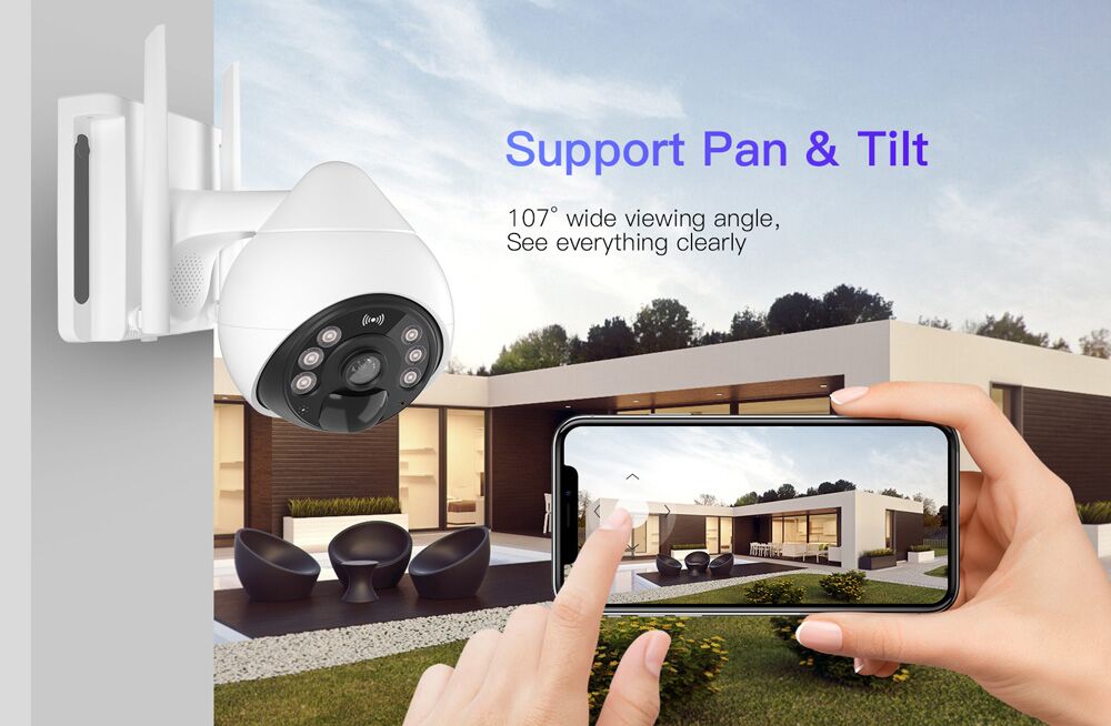 VSTARCAM smart ηλιακή κάμερα CB69, 10000mAh, IP66, 3MP, WiFi, PTZ - Image 8