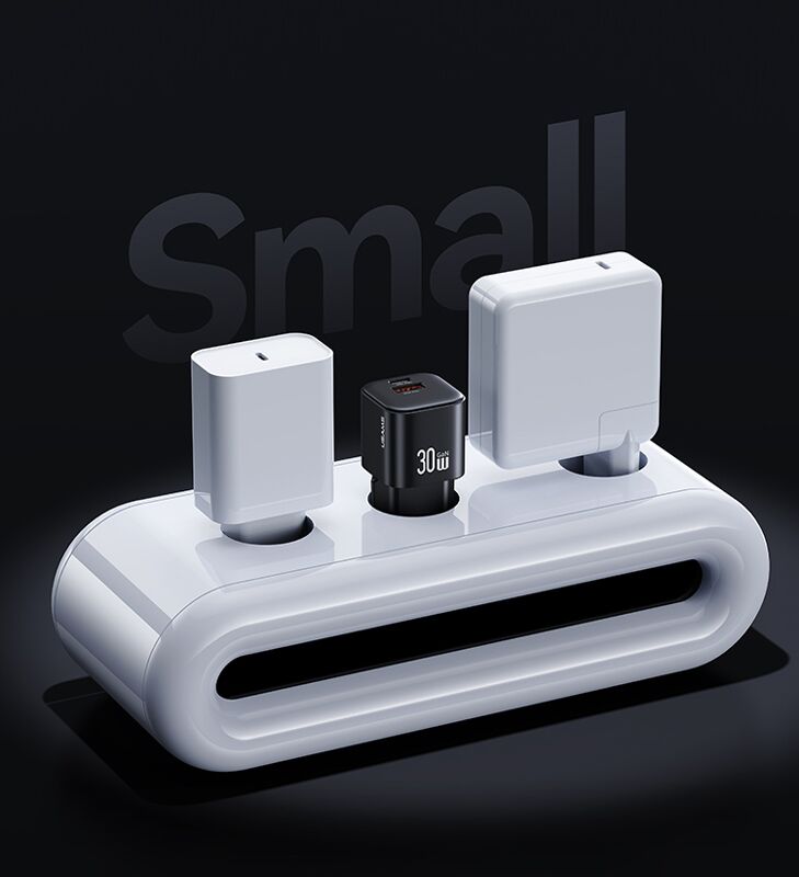 USAMS φορτιστής τοίχου CC263, USB & USB-C, 30W, GaN, μαύρος - Image 5