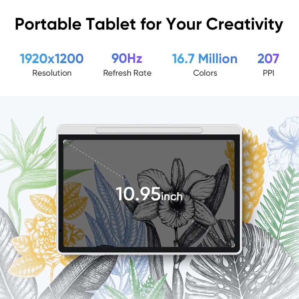XP-PEN έγχρωμο ψηφιακό σημειωματάριο Magic Note Pad με γραφίδα, 10.95", 6/128GB, Android 14, 8000mAh, λευκό - Image 6