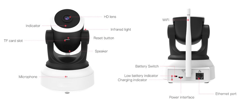 VSTARCAM smart IP κάμερα CS24B, 3MP, WiFi, battery backup - Image 5