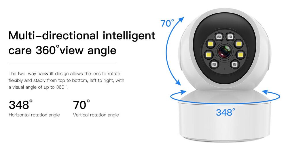 VSTARCAM smart IP κάμερα CS49L, 3MP, WiFi, PTZ - Image 6