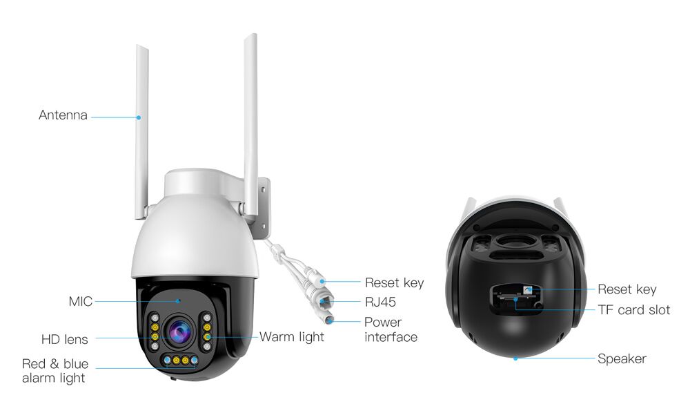 VSTARCAM smart κάμερα CS611Q-UV, 4MP, Wi-Fi, PTZ, SD - Image 6