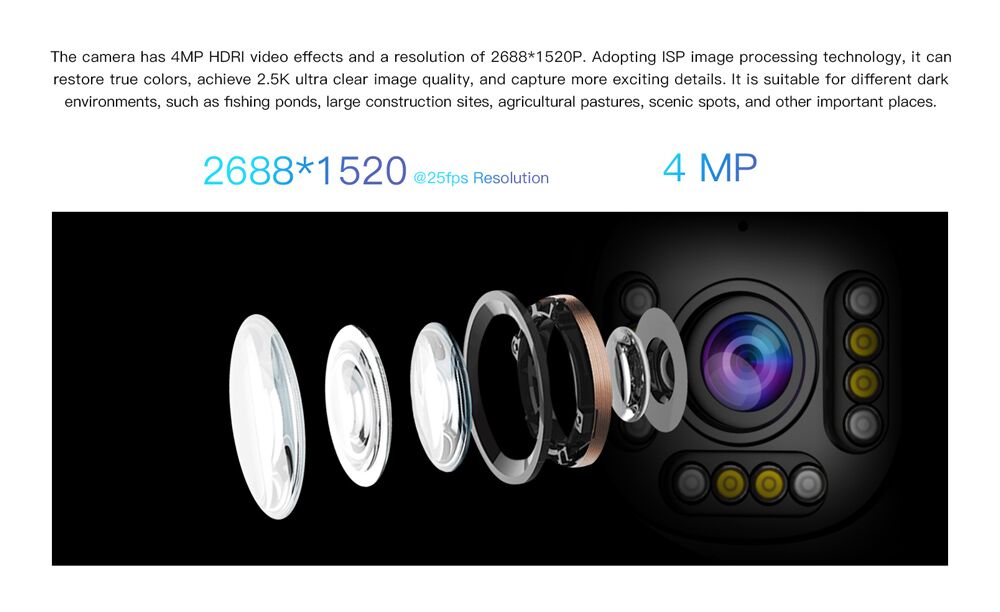 VSTARCAM smart κάμερα CS611Q-UV, 4MP, Wi-Fi, PTZ, SD - Image 9