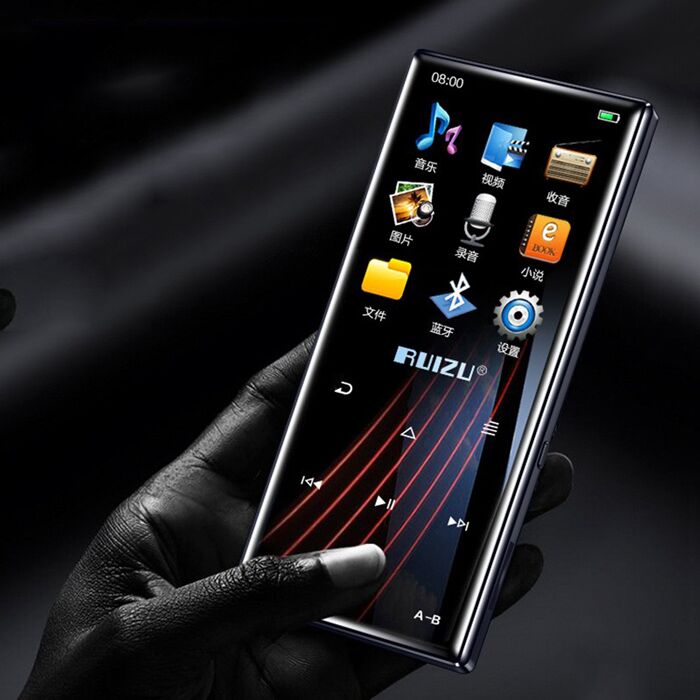 RUIZU MP3 player D29 με ηχείο, 1.8", 16GB, BT, ελληνικό μενού, μαύρο - Image 2