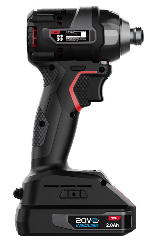 DELI παλμικό κατσαβίδι μπαταρίας DE-QZ20-1D2, Brushless, 20V, 2x 2Ah, 200N.m - Image 12
