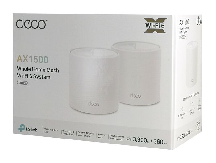 TP-LINK Home Mesh Wi-Fi System Deco X10, 1500Mbps AX1500, Ver. 1.0, 2τμχ - Image 8