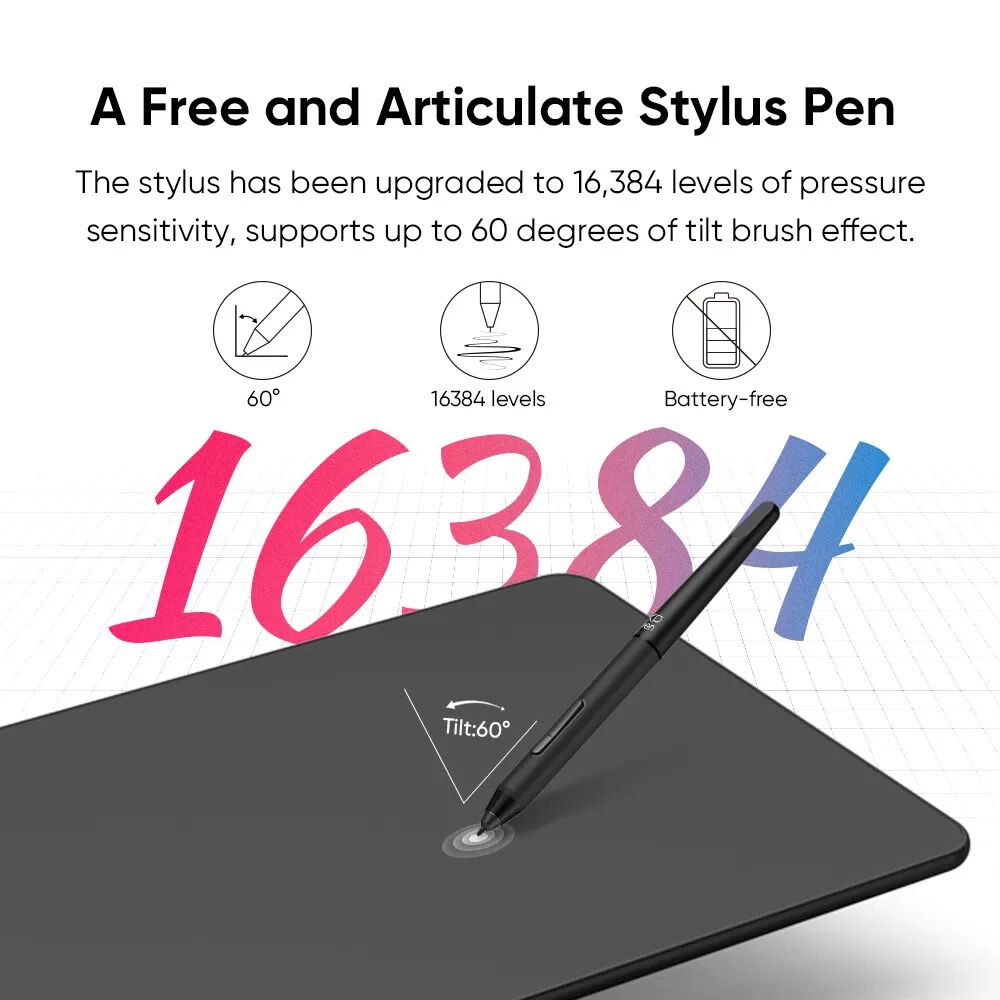 XP-PEN ταμπλέτα σχεδίασης με γραφίδα Deco 01 V3, 254x158.7mm, μαύρο - Image 6
