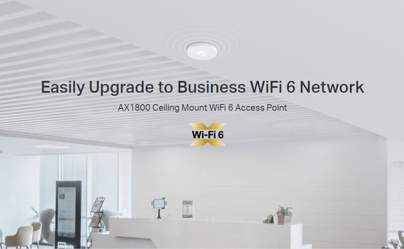 TP-LINK access point EAP613, οροφής, Wi-Fi 6, 1800Mbps, Mesh, Ver. 1.0 - Image 2