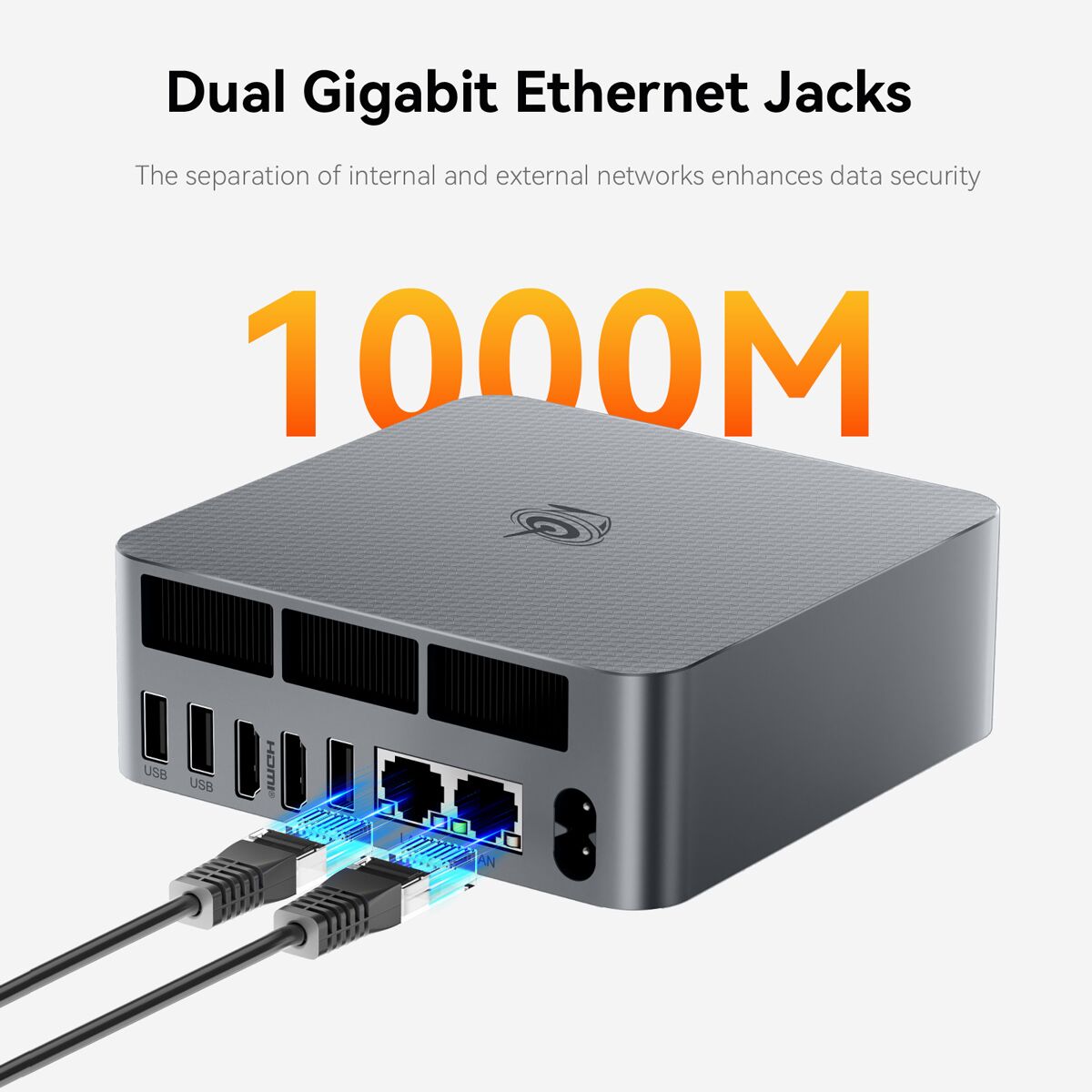 BEELINK mini PC EQR6, AMD Ryzen 5 6600H, 24GB, 500GB M.2, Windows 11 Pro - Image 7