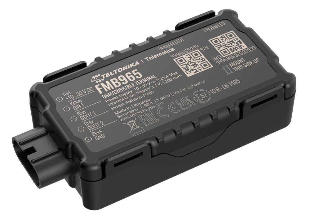 TELTONIKA GPS Tracker για μηχανές FMB965, GSM/GPRS/GNSS, Bluetooth - Image 3