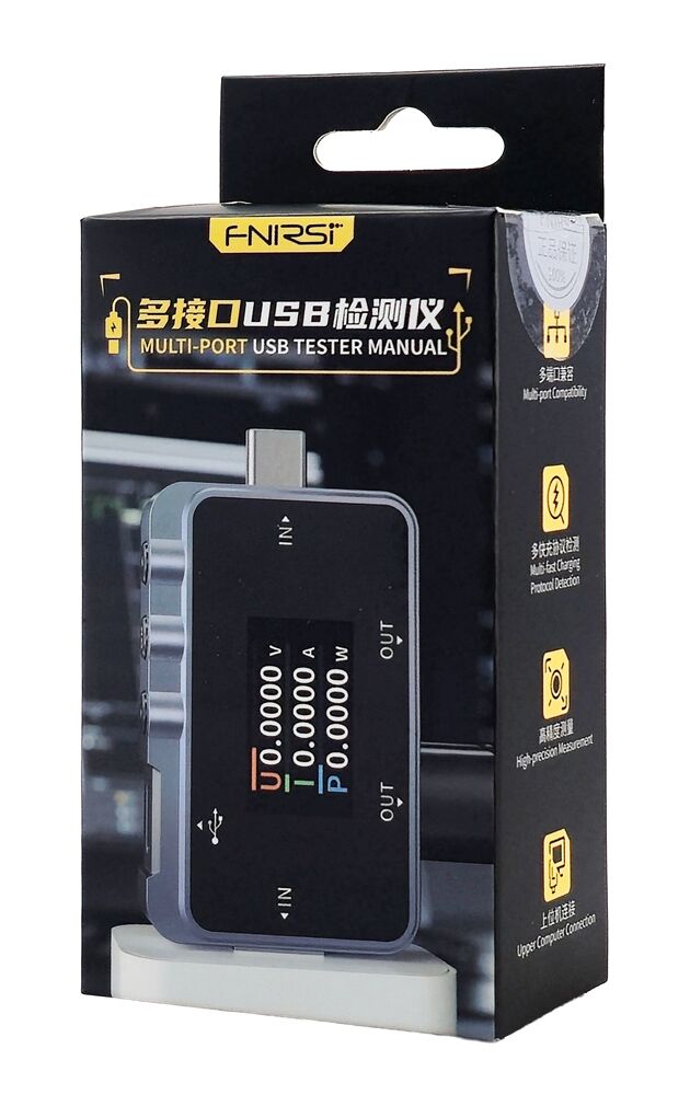 FNIRSI USB tester φόρτισης FNAC-28, USB & USB-C - Image 7