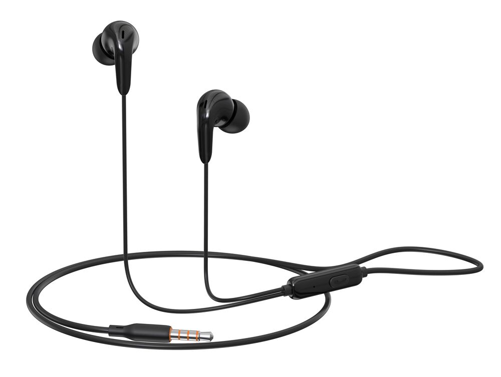 CELEBRAT earphones με μικρόφωνο G26, 3.5mm σύνδεση, Φ10mm, 1.2m, μαύρα - Image 3