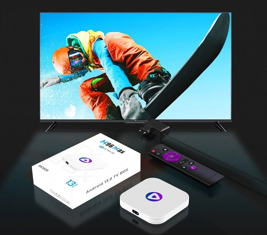 H96 MAX TV Box Μ1, 8K, RK3528, 4/64GB, WiFi, Bluetooth, Android 13 - Image 6