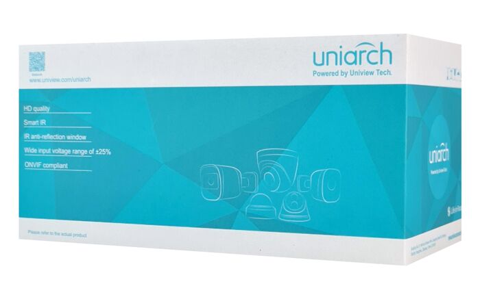UNIARCH IP κάμερα IPC-B122-APF28, 2.8mm, 2MP, IP67, PoE, IR έως 30m - Image 4