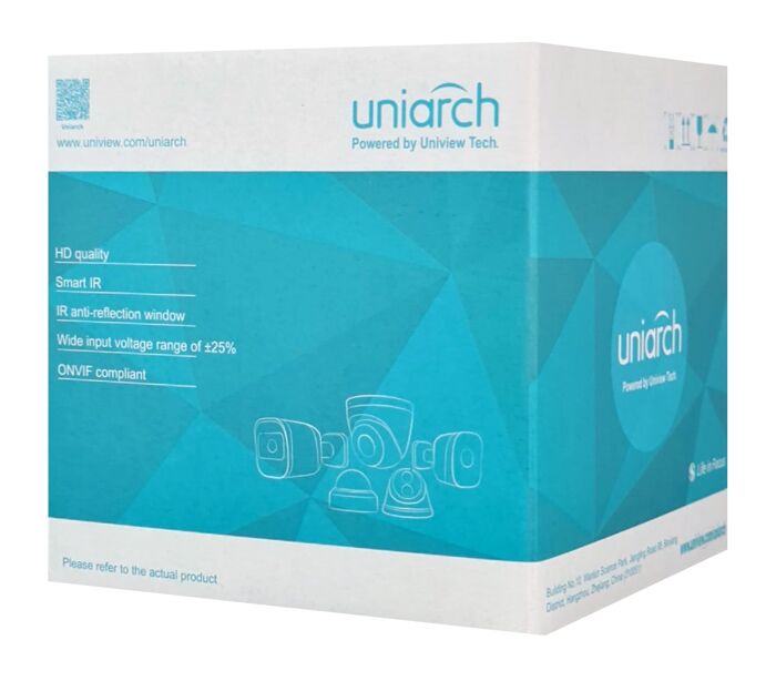 UNIARCH IP κάμερα IPC-T122-APF28, 2.8mm, 2MP, IP67, PoE, IR έως 30m - Image 4