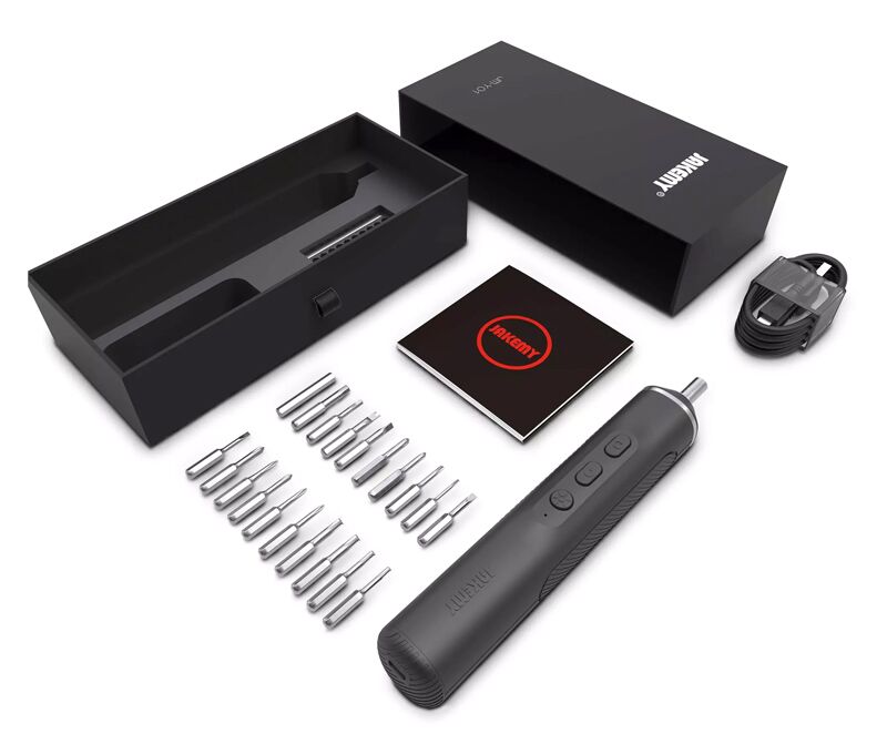 JAKEMY ηλεκτρικό κατσαβίδι JM-Y01 με LED φακό, 2000mAh, 20 μύτες - Image 4