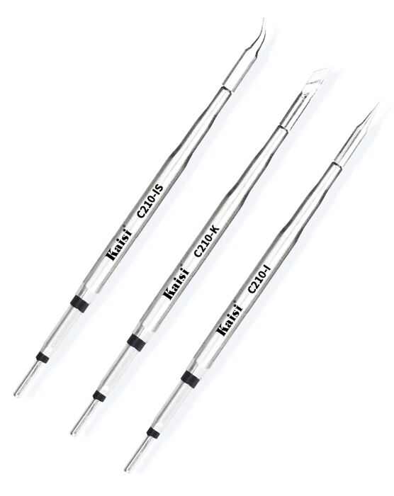 KAISI σετ soldering tip C210, τύπου I/IS/K, 3τμχ