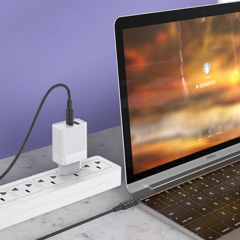 KAKUSIGA καλώδιο USB-C σε USB-C KSC-710, 60W, 480Mbps, 1.2m, μαύρο - Image 2