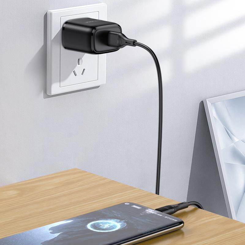 KAKUSIGA καλώδιο USB-C σε USB KSC-953, σιλικόνης, 3A, 480Mbps, 1m, λευκό - Image 2