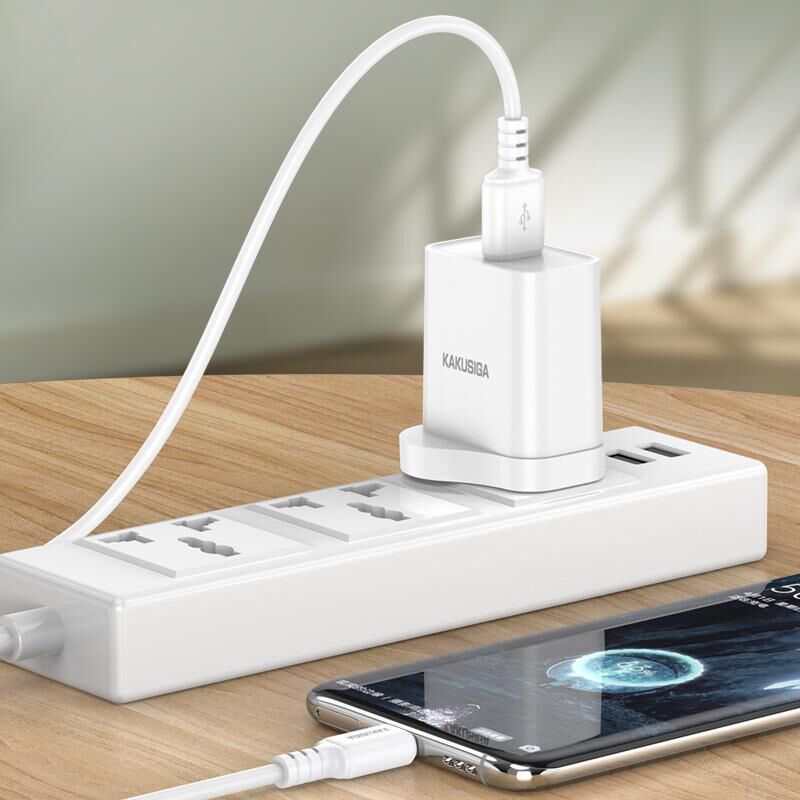 KAKUSIGA καλώδιο USB-C σε USB KSC-982, 3A, 480Mbps, 1m, λευκό - Image 2